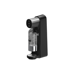 Nutricook Fizzi Soda Maker NC-FSM100 in Black with 1L carbonation bottle attached