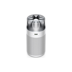 Dyson Hushjet Purifier Compact HJ10 front view showing air projection outlet and control display