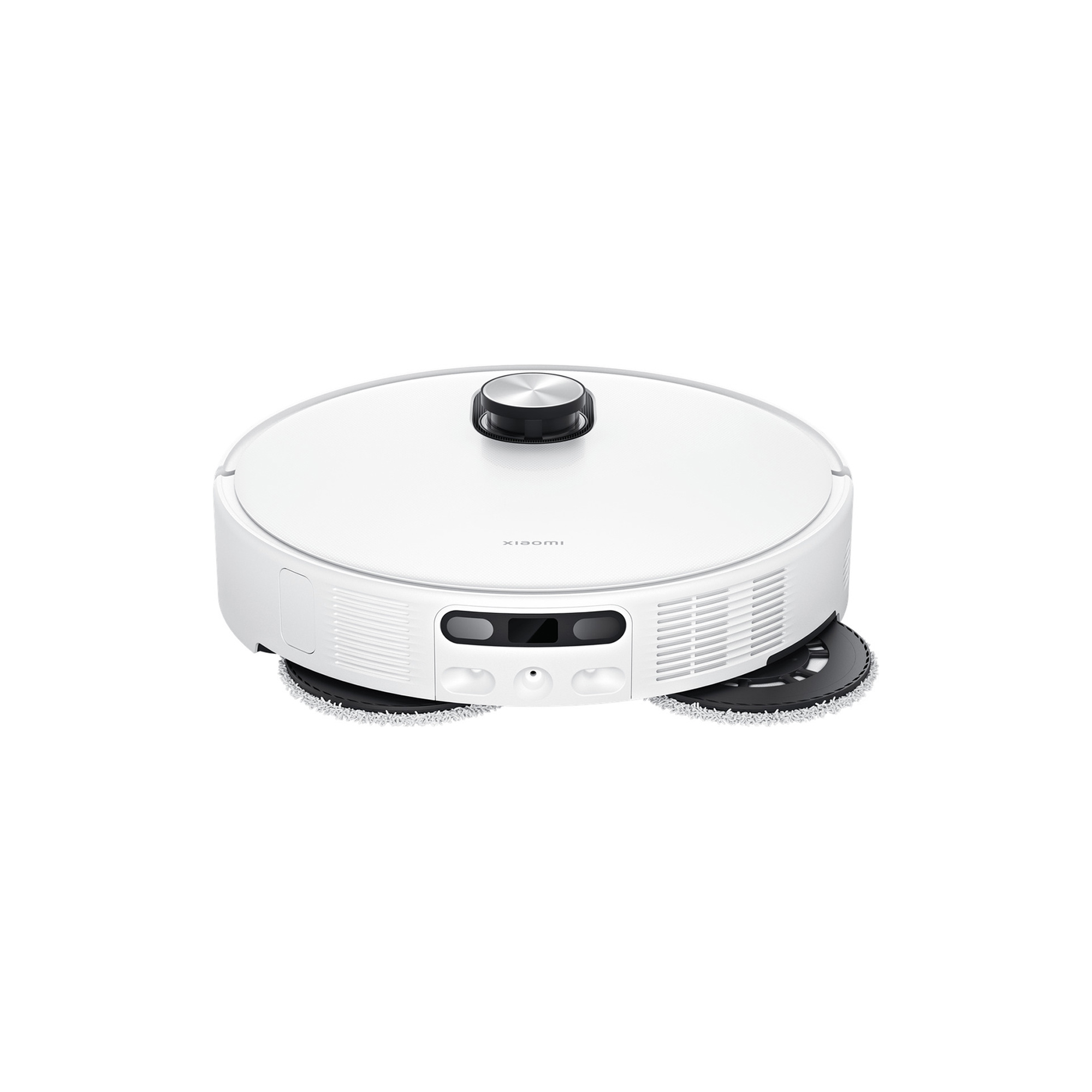 Xiaomi Robot Vacuum 5 OV31GL close-up showing mop pads and front sensor array