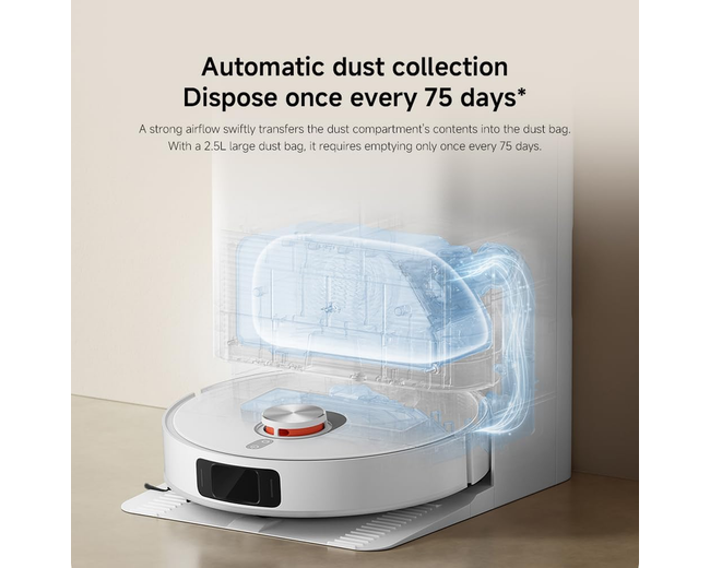 Xiaomi Robot Vacuum X20 Pro with all-in-one station - feature detail