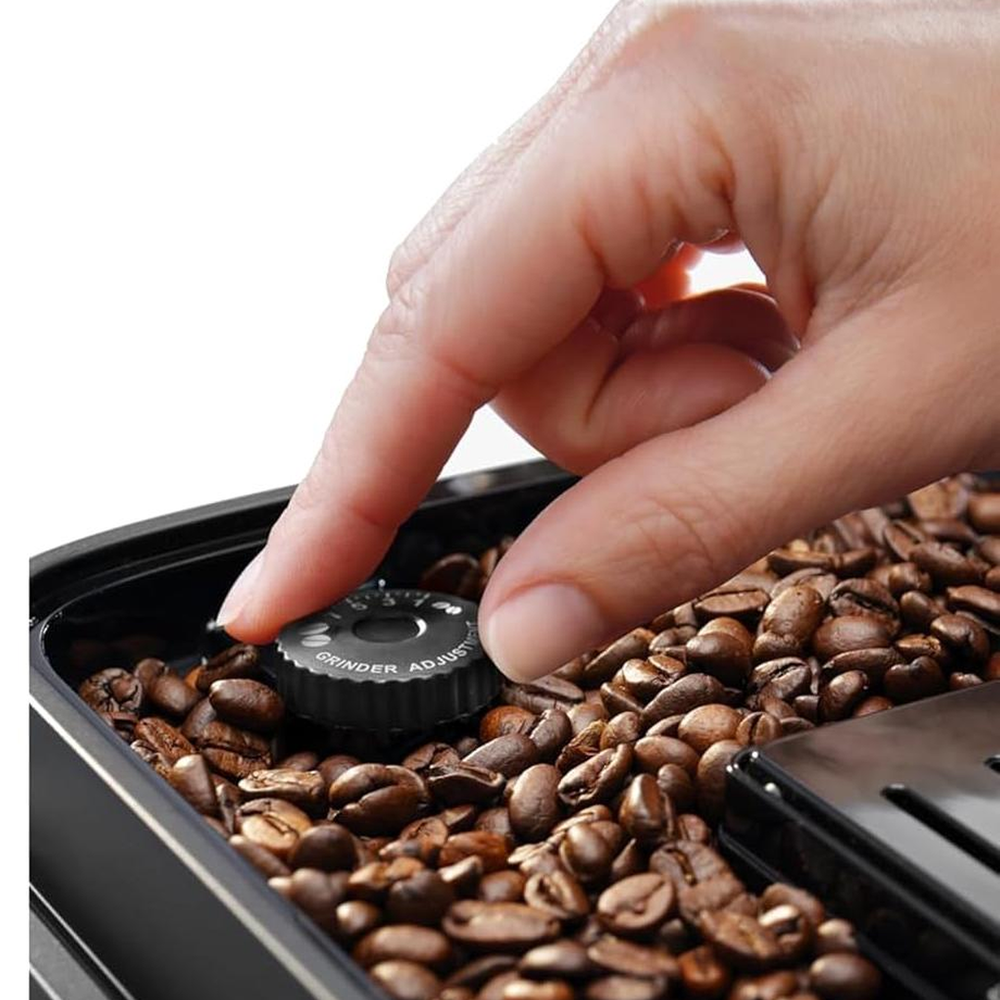 De'Longhi Magnifica Evo ECAM292.81.B integrated grinder with adjustable grinding level and fresh coffee beans
