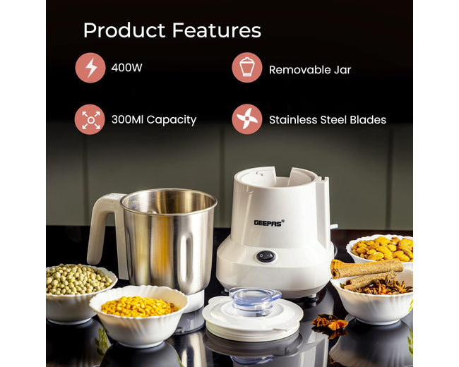 Geepas GCG6105 Coffee Grinder 450W