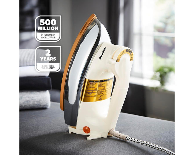 Geepas GDI23011 heavy weight dry iron - product in use