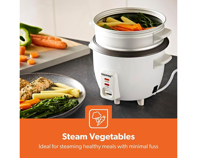 Geepas GRC4324N 3-in-1 Automatic Rice Cooker