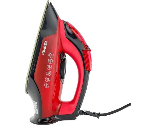 Geepas GSI24026 ceramic steam iron - alternate angle