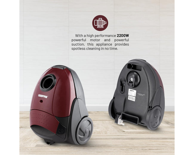 Geepas GVC2594 2200W vacuum cleaner - alternate angle
