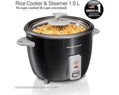 Hamilton Beach 37517-ME Rice Cooker & Steamer 1.5L