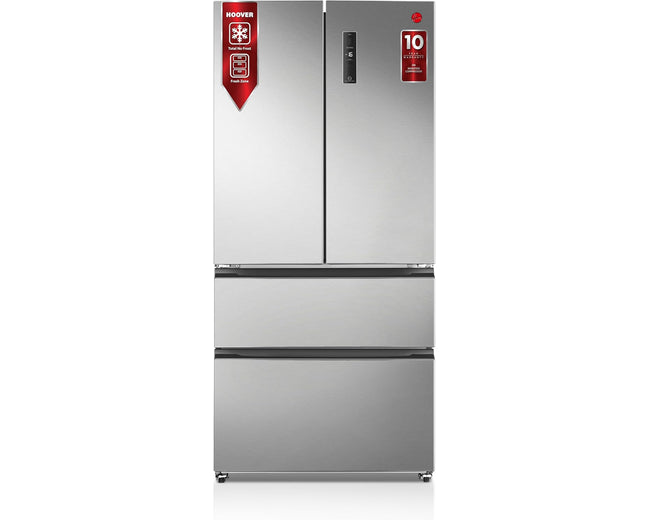 Hoover HFD-K670-S 670L French Door Refrigerator Silver – front view