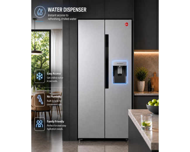 Hoover HSB-K532-WS Refrigerator – in a kitchen