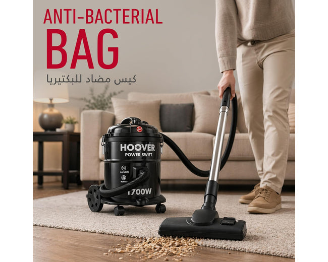 Hoover Power Swift HT85-T0-ME drum vacuum - feature detail