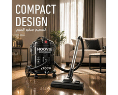 Hoover Power Swift HT85-T0-ME drum vacuum - alternate angle