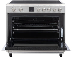 Hoover HVC-V95E-S cooker with oven door open