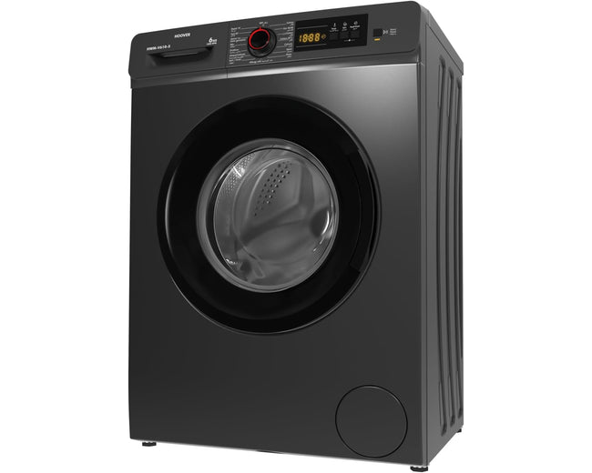 Hoover HWM-V610-S 6kg front load washing machine, grey – front view