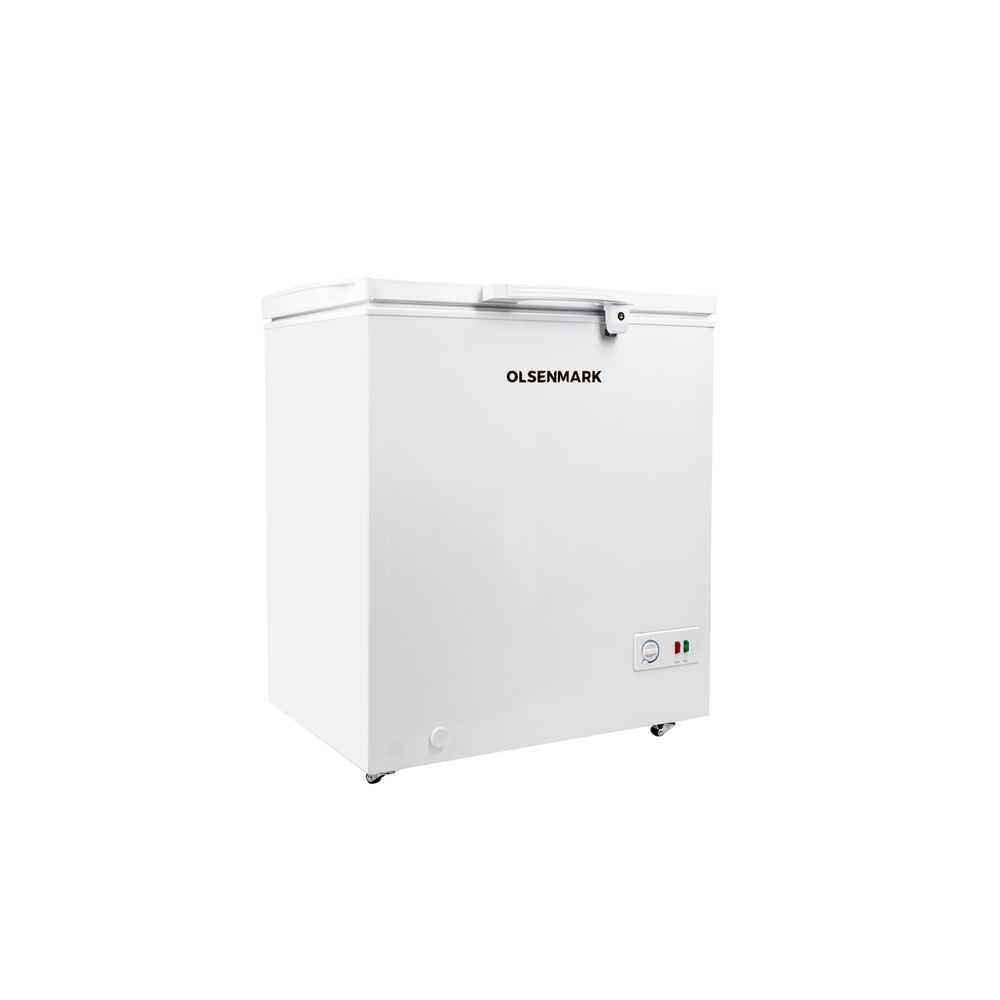 Olsenmark OMCF5003 Chest Freezer 170L- Portable Refrigerator, Adjustable Thermostat Knob, Compact Refrigerator | Ideal for Retailers, Home, Medical, Restaurants & More