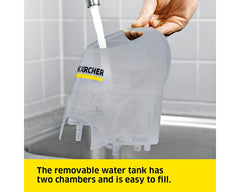 Karcher SC 4 EasyFix steam cleaner - product in use