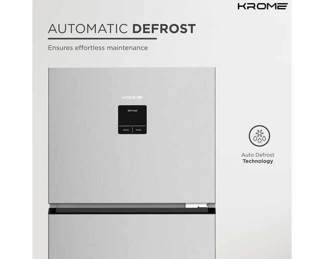 Krome KR-REF600T Refrigerator – automatic defrost display
