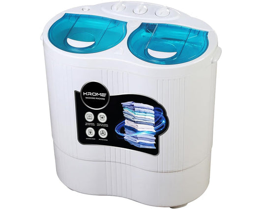 KROME KR-WMTT250W twin tub washing machine