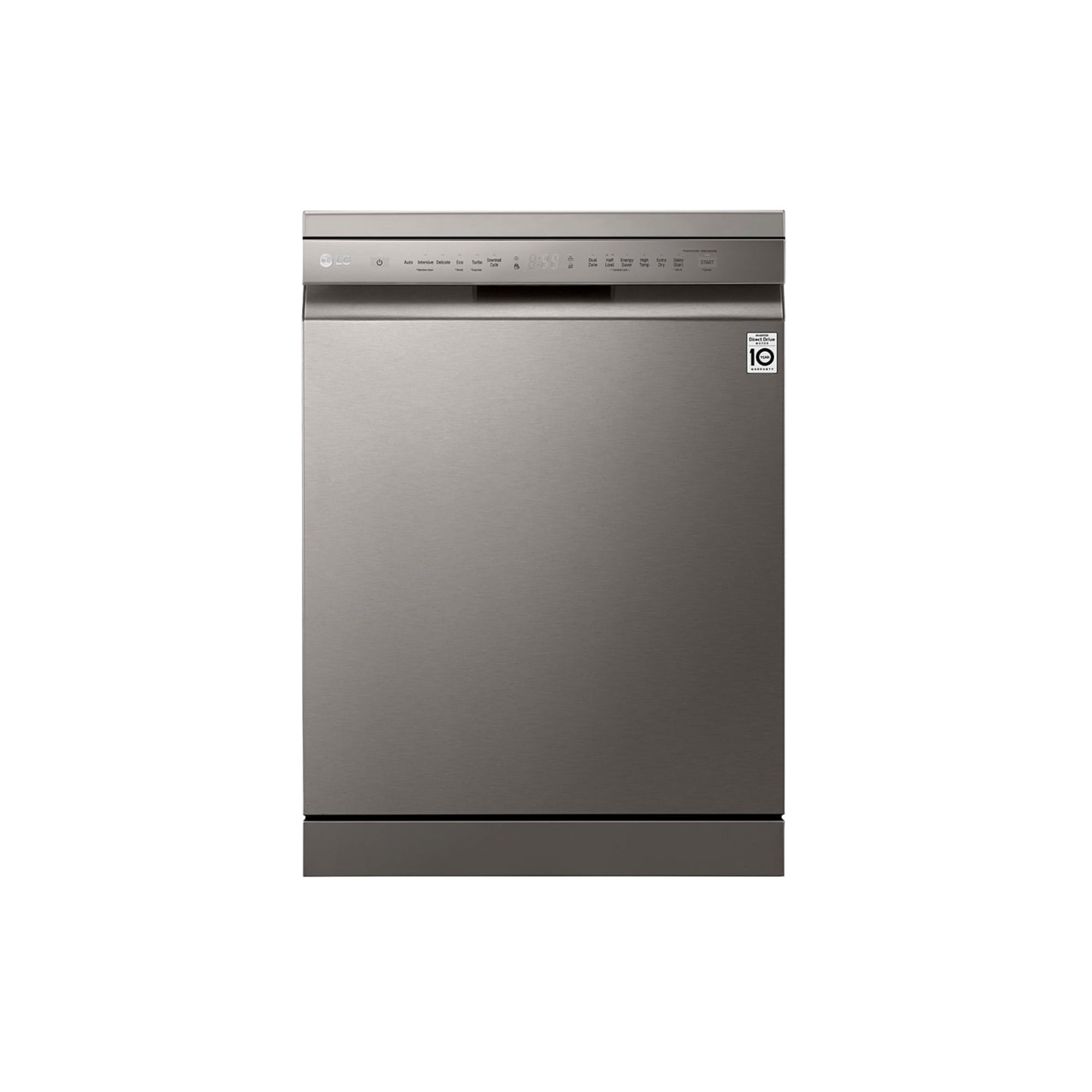 LG QuadWash Freestanding Dishwasher 14 Place Settings DFB512FP (Platinum Silver)