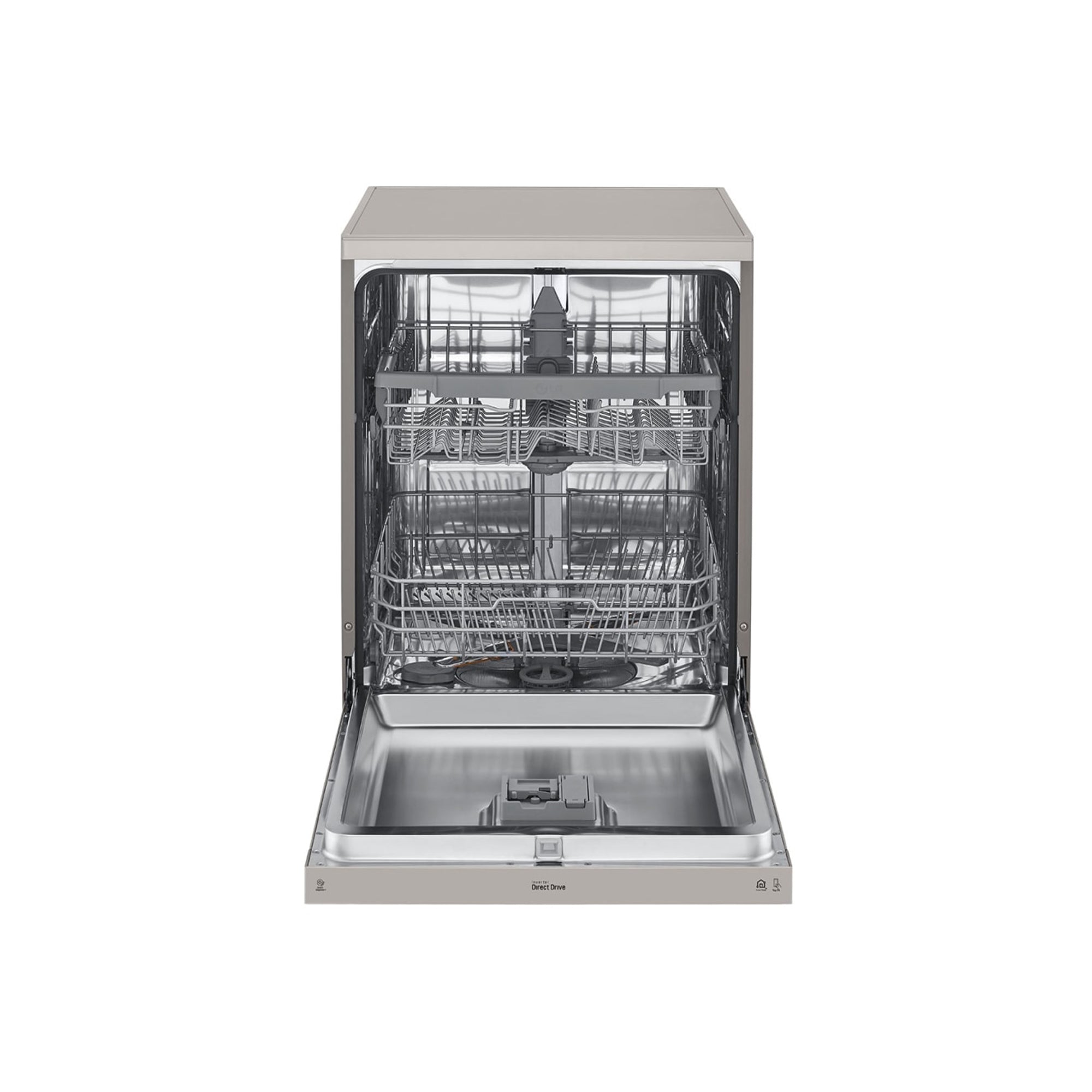 LG QuadWash Freestanding Dishwasher 14 Place Settings DFB512FP (Platinum Silver)