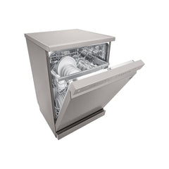 LG QuadWash Freestanding Dishwasher 14 Place Settings DFB512FP (Platinum Silver)