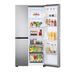New LG Double Door Refrigerator, 647L, Platinum Silver GR-B267SLWL
