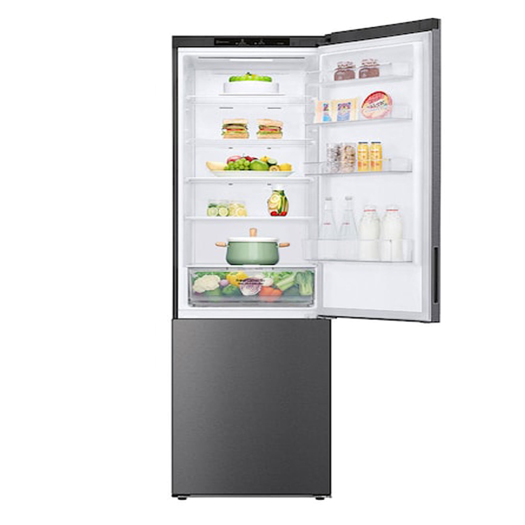 LG 384L Bottom Freezer Refrigerator – DoorCooling+ Linear Cooling No Frost Inverter Compressor GBP62DSSGC (Graphite)