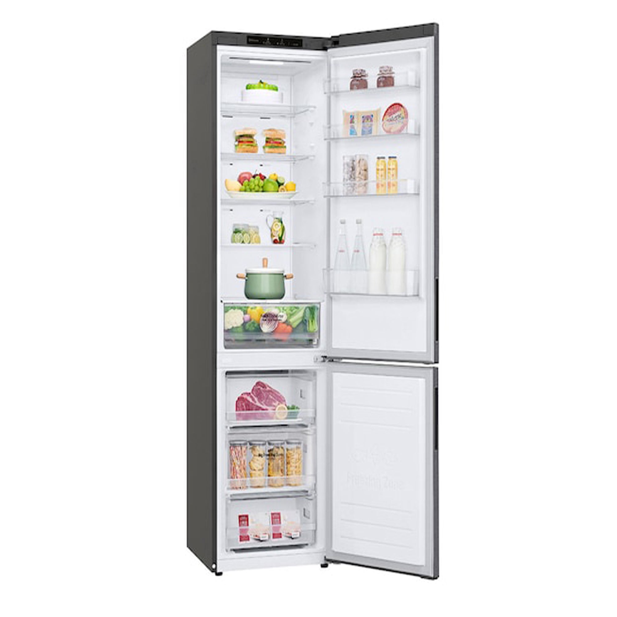 LG 384L Bottom Freezer Refrigerator – DoorCooling+ Linear Cooling No Frost Inverter Compressor GBP62DSSGC (Graphite)