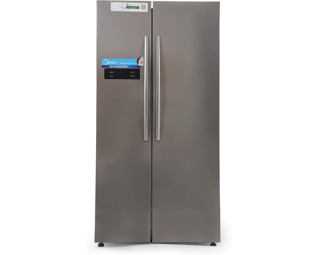 Midea HC-689WEN(SS) 689L Side by Side Refrigerator – front view