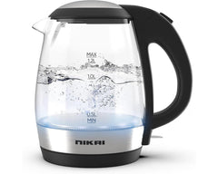 Nikai NK303G Cordless Glass Electric Kettle 1.2L