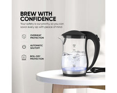 Nikai NK323G Glass Electric Kettle 1.7L