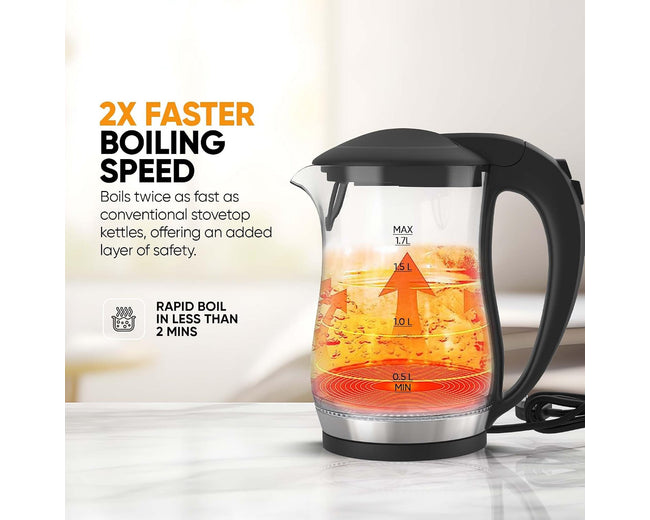 Nikai NK323G Glass Electric Kettle 1.7L