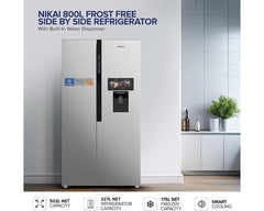 Nikai NRF800SBSD5 Refrigerator – lifestyle view