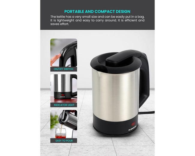 Olsenmark OMK2048NM Stainless Steel Electric Kettle 0.5L