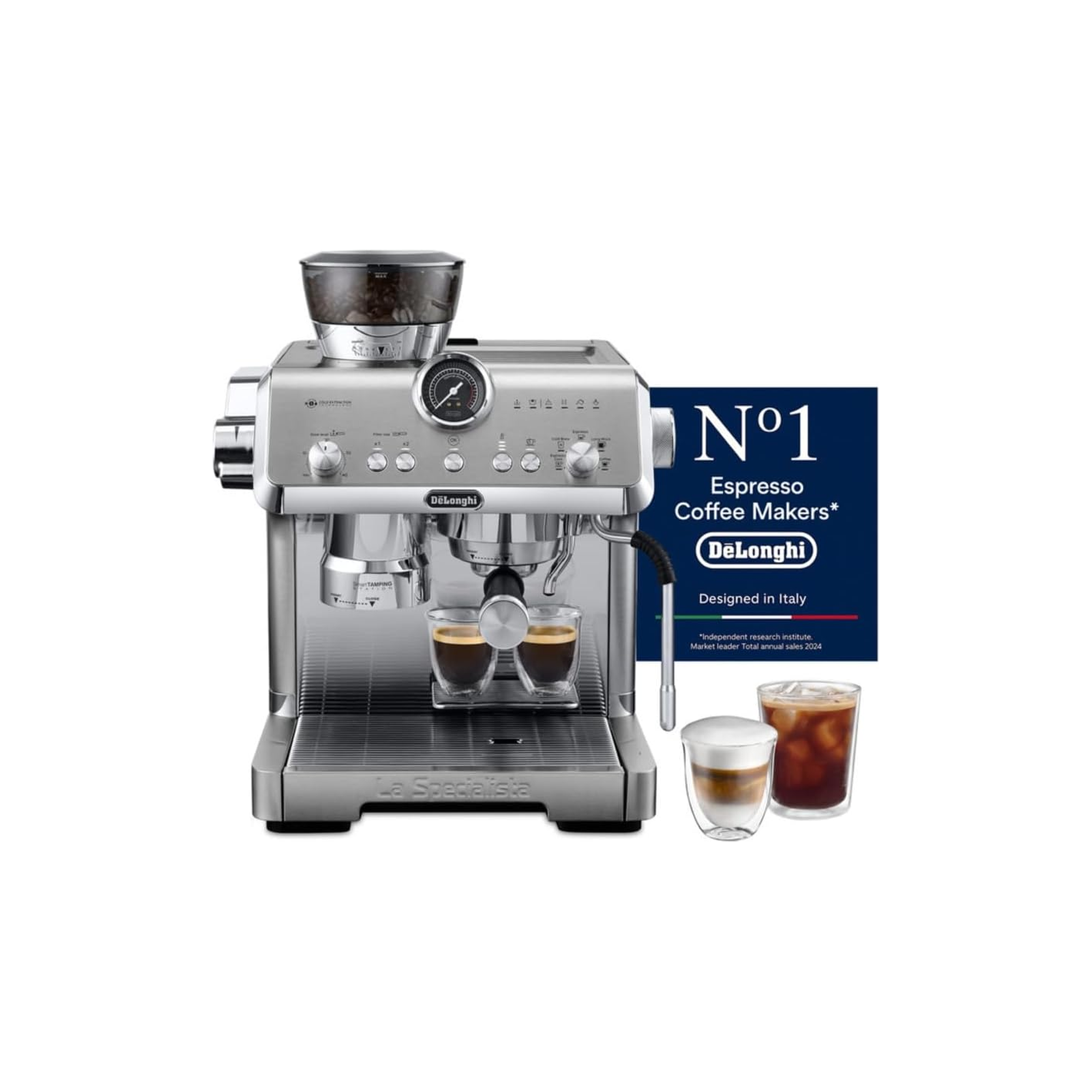 De'Longhi La Specialista Opera EC9555.M semi-automatic espresso machine – front view