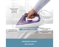 Panasonic NI-S530 steam iron - product in use
