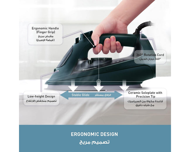 Panasonic NI-U450 steam iron - feature detail