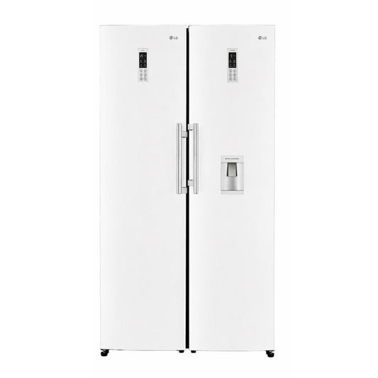 LG 708 Liter Twin Fridge & Freezer – No Frost Twin Cooling Inverter Compressor Water Dispenser GC-B414ELFM / GC-F411ELDM