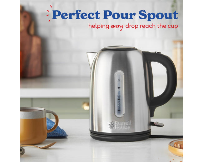 Russell Hobbs 20441GCC Snowdon Stainless Steel Cordless Kettle 1.7L