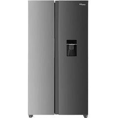 Super General SGR885SBSAN 880L Side-by-Side Refrigerator, No Frost, Water Dispenser, Inverter – Dark Inox