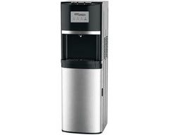 Super General SGL2020BM bottom load water dispenser, black and silver – front view
