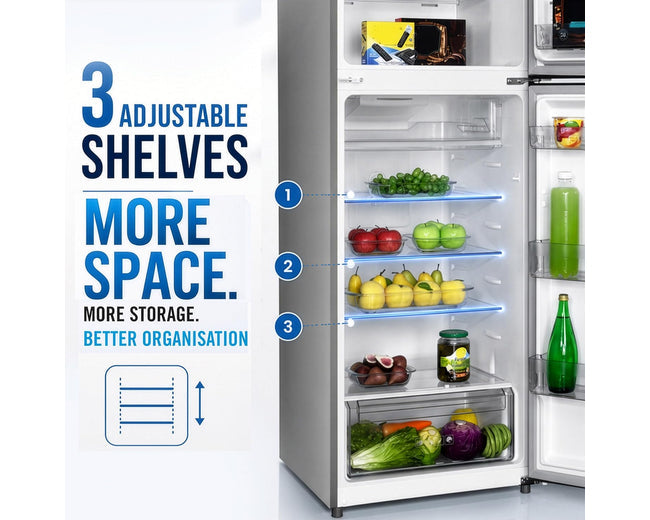 Super General SGR410AN Refrigerator – adjustable shelves