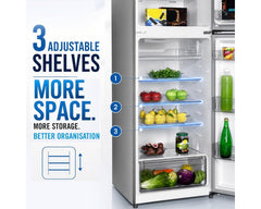 Super General SGR410AN Refrigerator – adjustable shelves