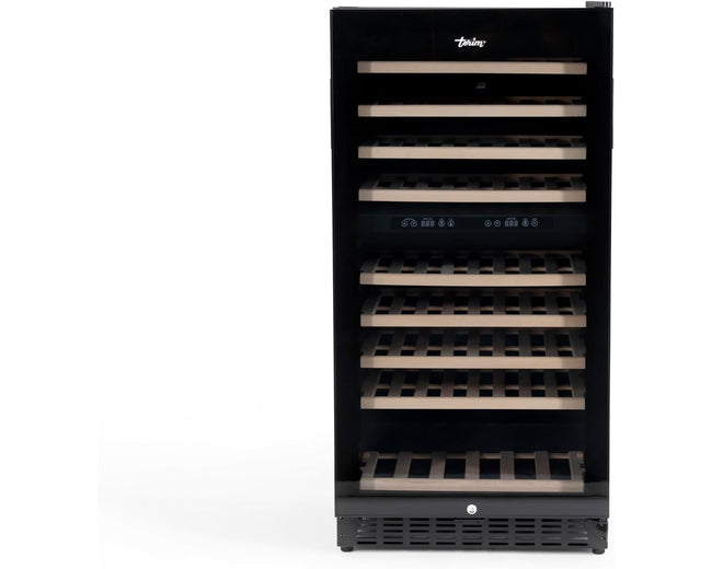 Terim TERBC76DZ 76 Bottle Dual Zone Beverage Cooler Black – front view