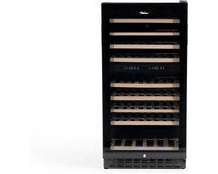 Terim TERBC76DZ 76 Bottle Dual Zone Beverage Cooler Black – front view