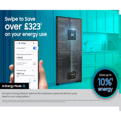 Samsung 495L French Door Refrigerator – Twin Cooling Plus SmartThings No Frost RF50C532EB1 (Black)