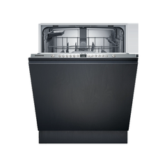 Siemens iQ100 SN616X00AM fully-integrated 60cm dishwasher – front view with door ajar