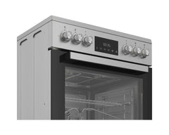 Whirlpool WR60 EV520207 XME 60cm Ceramic Cooker, 83L Multifunction Oven, Inox
